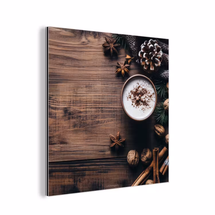 Winter - Houtlook - Stilleven aluminium wit klein -3d