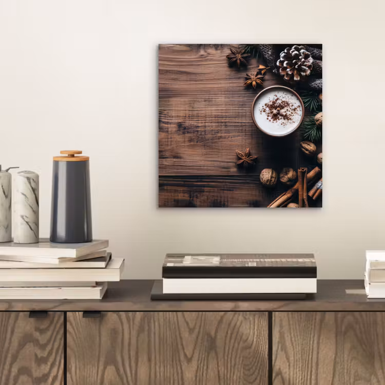 Winter - Houtlook - Stilleven aluminium wit klein -sfeer1