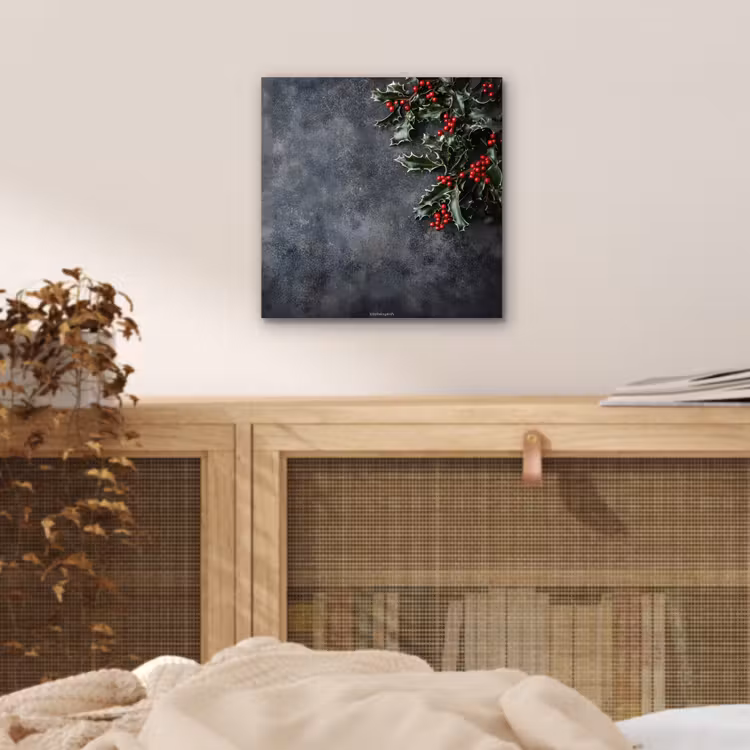 Winter - Hulst - Kerst - Beton aluminium wit klein -sfeer3
