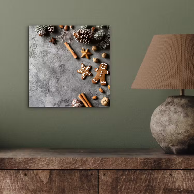 Winter - Kerst - Beton - Dennenappels aluminium wit klein -sfeer2