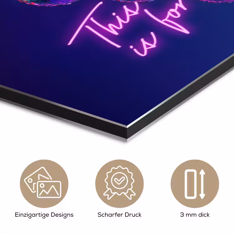 Quote - Neon - Disco - Druiven aluminium wit klein -closeup_DE
