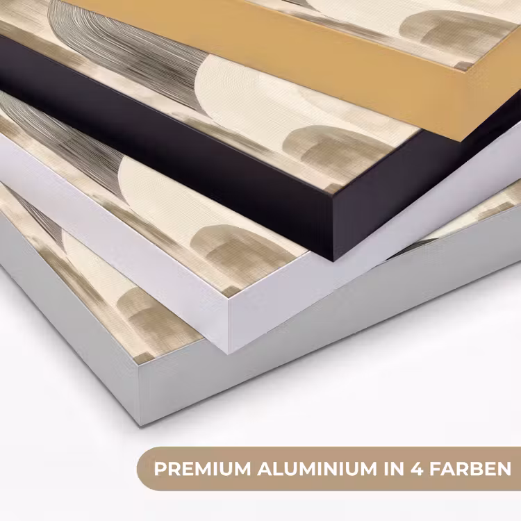Abstract - Patroon - Bogen Textielframe zwart klein 947 -USP_kleurenDE
