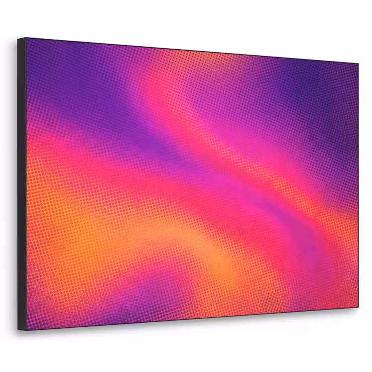 Art Frame - Abstrakt - Muster - Farbverlauf - Abstract - Patroon - Kleurverloop Textielframe zwart klein