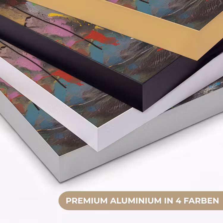Aap - Graffiti - Dieren - Kunst - Flesje - Kleuren Textielframe zwart klein -USP_kleurenDE