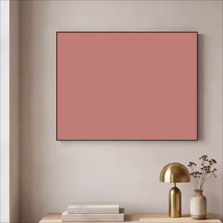Ancient - Rose - Roze Textielframe zwart klein 947 -sfeer2