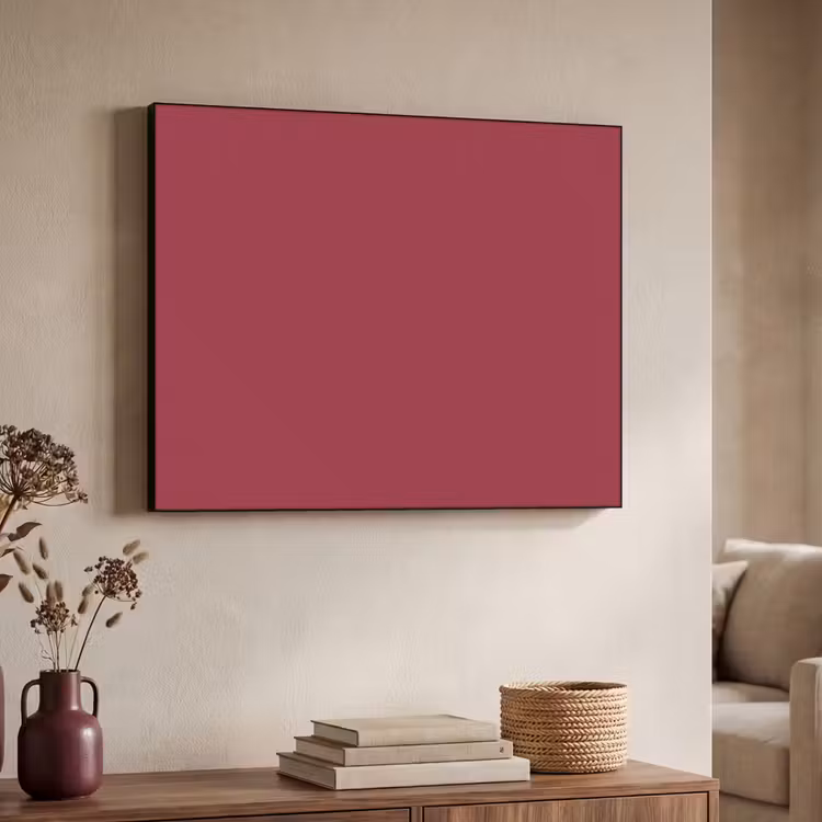 Antique - Ruby - Rood Textielframe zwart klein 947 -sfeer3