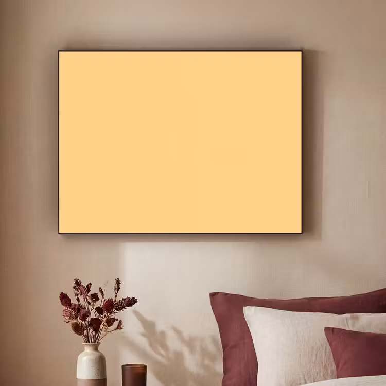 Apricot - Ice - Oranje Textielframe zwart klein 947 -sfeer1