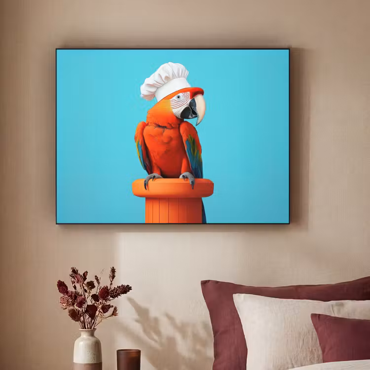 Ara - Koksmuts - Sokkel - Grappig Textielframe - compleet frame klein -sfeer1