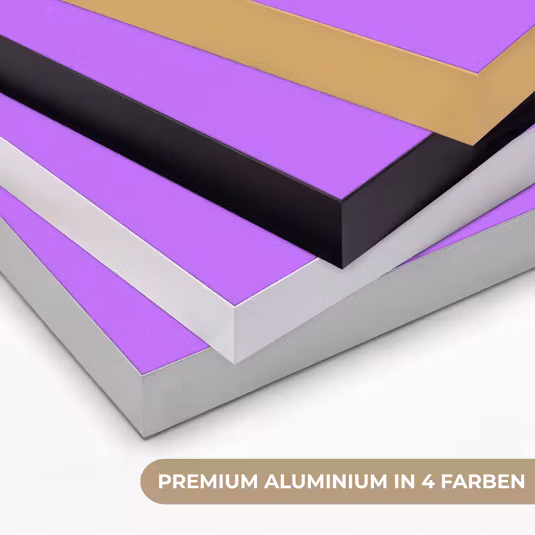 Architectuur - Colosseum - Rome - Minimalistisch - Paars Textielframe zwart klein -USP_kleurenDE