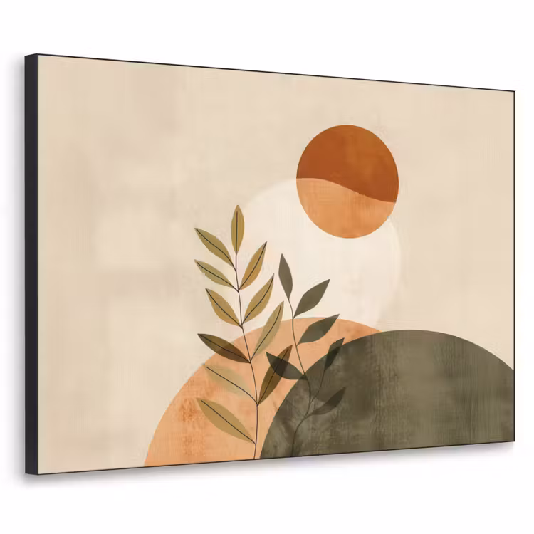 Takken - Vormen - Abstract Textielframe zwart klein -3d