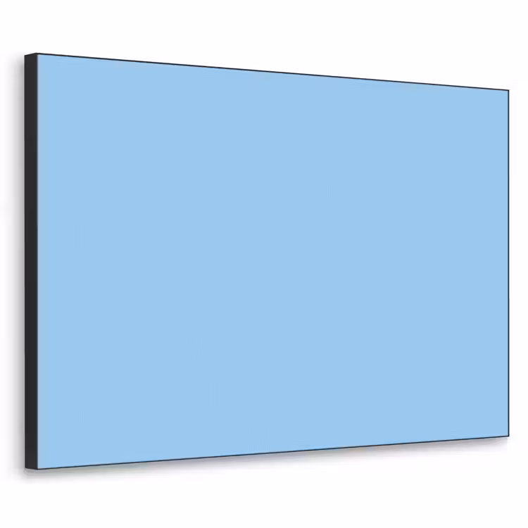 Baby - Blue - Blauw Textielframe zwart klein 947 -3d