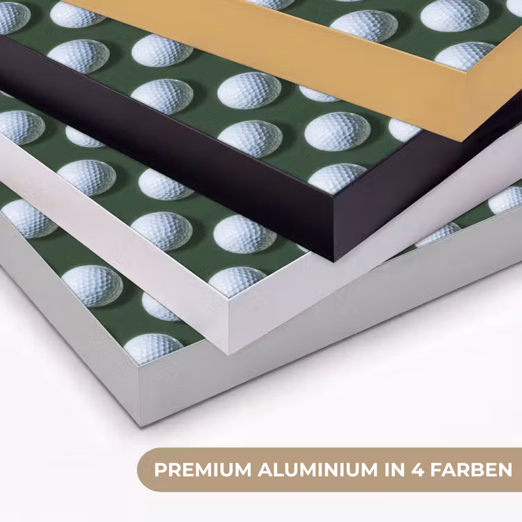 Ballen - Golf - Groen Textielframe zwart klein 947 -USP_kleurenDE