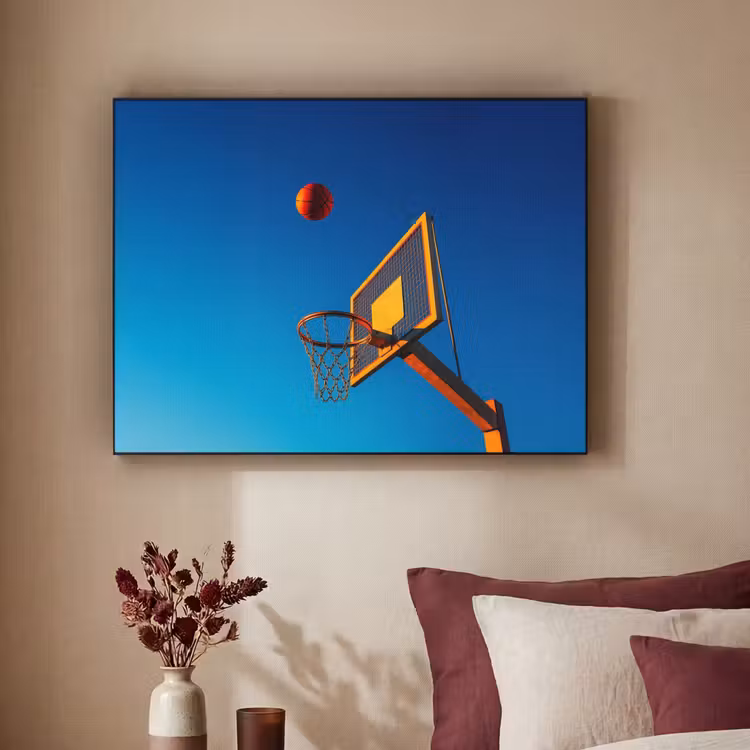 Basketbal - Lucht - Ring Textielframe - compleet frame klein -sfeer1