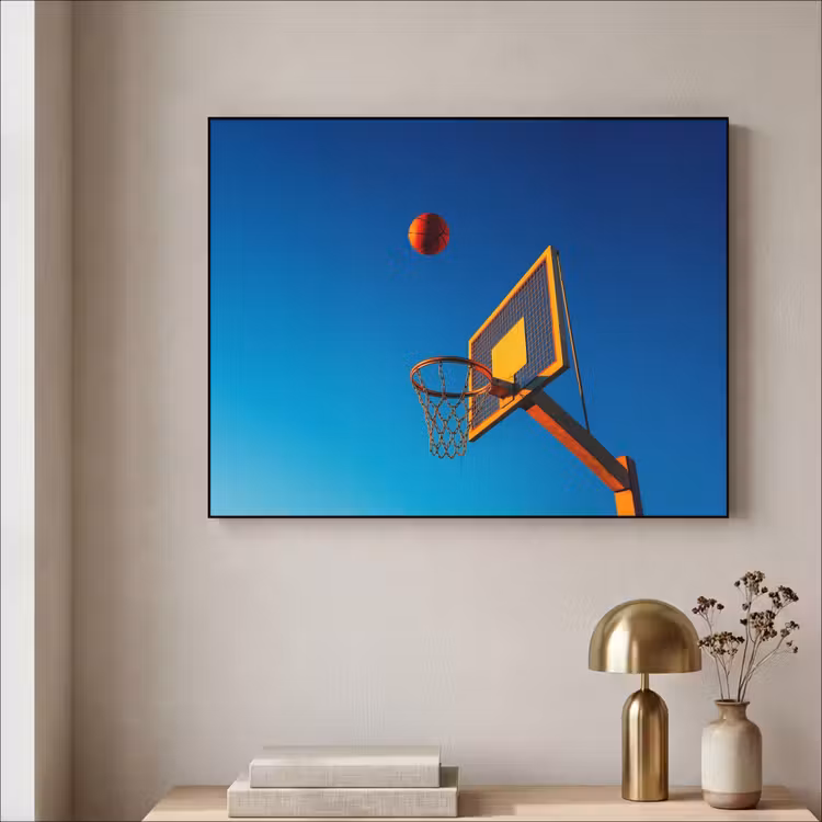 Basketbal - Lucht - Ring Textielframe - compleet frame klein -sfeer2