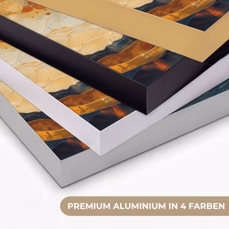 Boom - Natuur - Goud - Modern Textielframe zwart klein -USP_kleurenDE