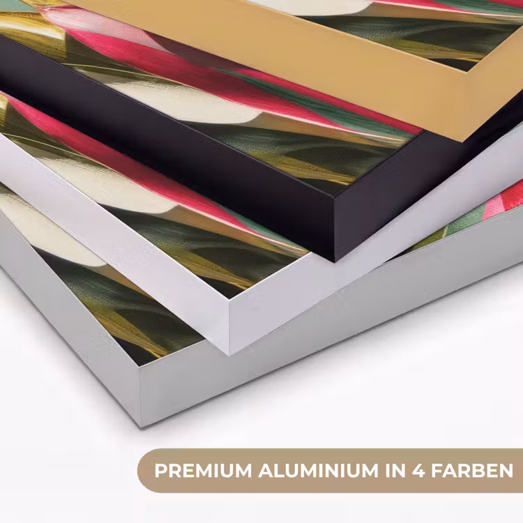 Bladeren - Tak - Kleurrijk Textielframe zwart klein -USP_kleurenDE