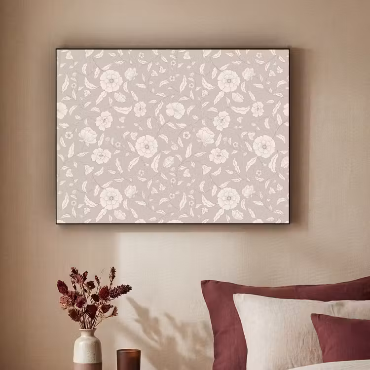 Bloemen - Blaadjes - Patroon Textielframe - compleet frame klein 947 -sfeer1
