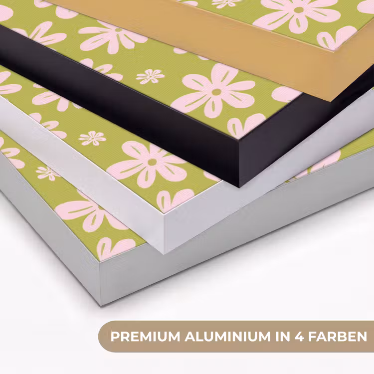 Bloemen - Roze - Getekend - Patroon Textielframe zwart klein -USP_kleurenDE
