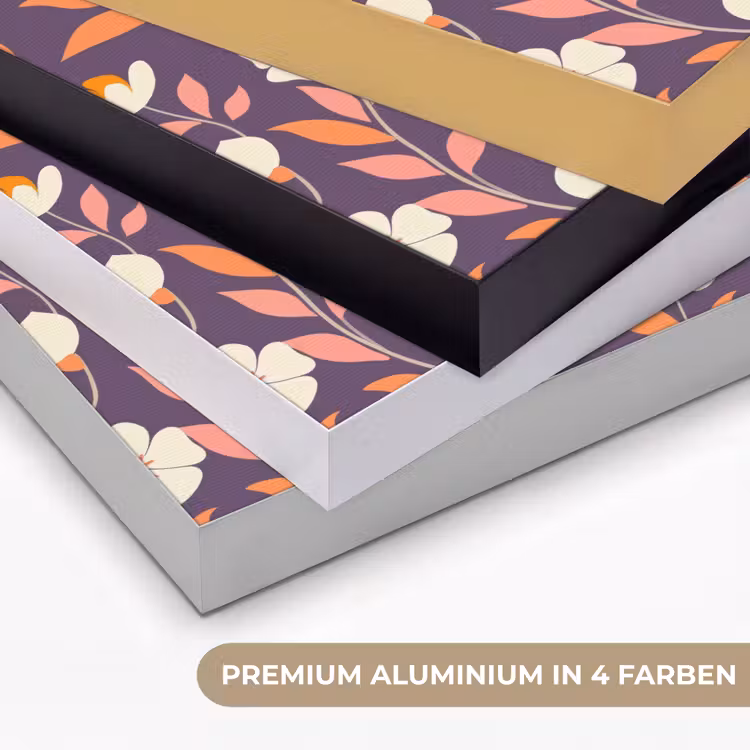 Boho - Vintage - Paars Textielframe zwart klein 947 -USP_kleurenDE