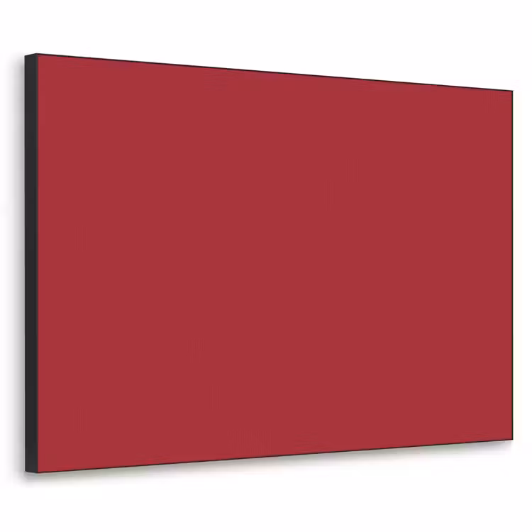 Burgundy - Wine - Rood Textielframe zwart klein 947 -3d