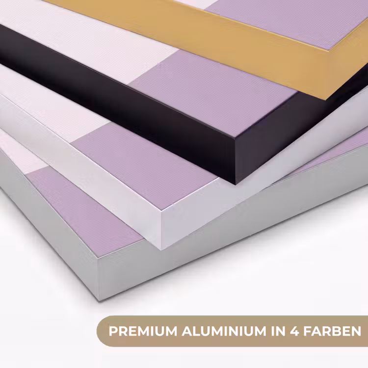Cocktail - Paars - Minimalistisch - Citroen Textielframe zwart klein -USP_kleurenDE