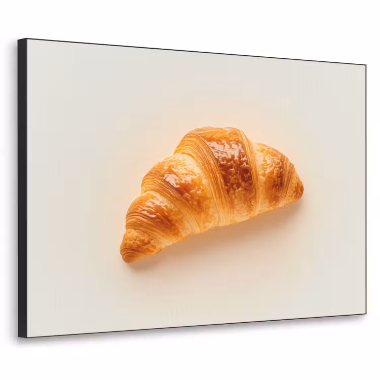 Croissant - Brood - Beige Textielframe - compleet frame klein -3d