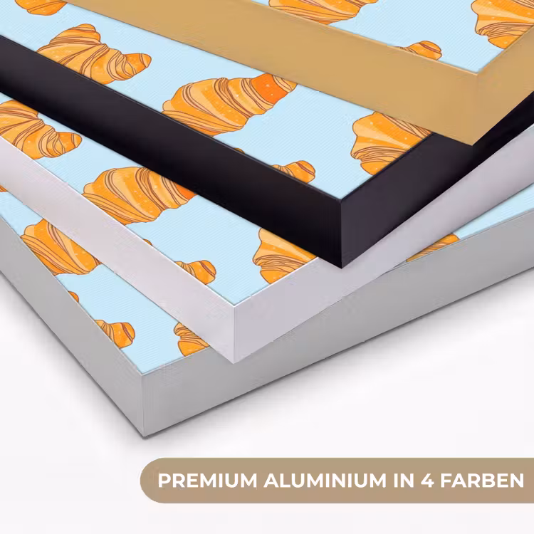 Croissant - Speels - Blauw Textielframe zwart klein 947 -USP_kleurenDE