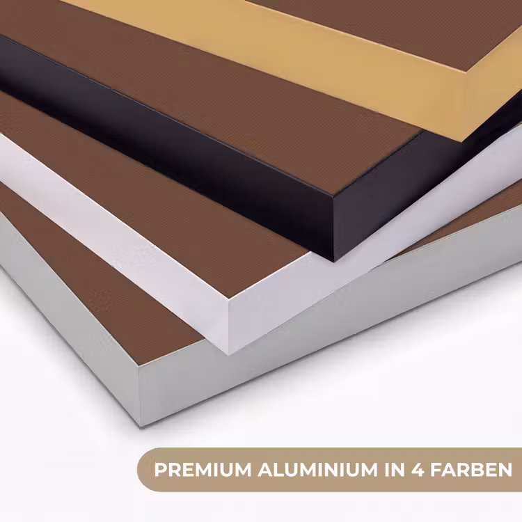 Deep - Clay - Brown - Bruin Textielframe zwart klein 947 -USP_kleurenDE