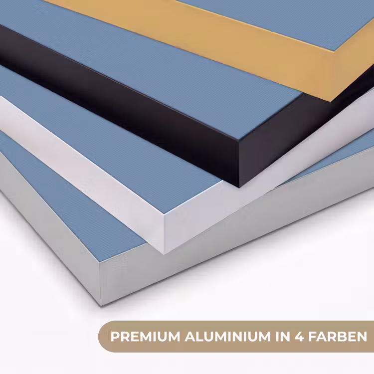 Denim - Breeze - Blauw Textielframe zwart klein 947 -USP_kleurenDE