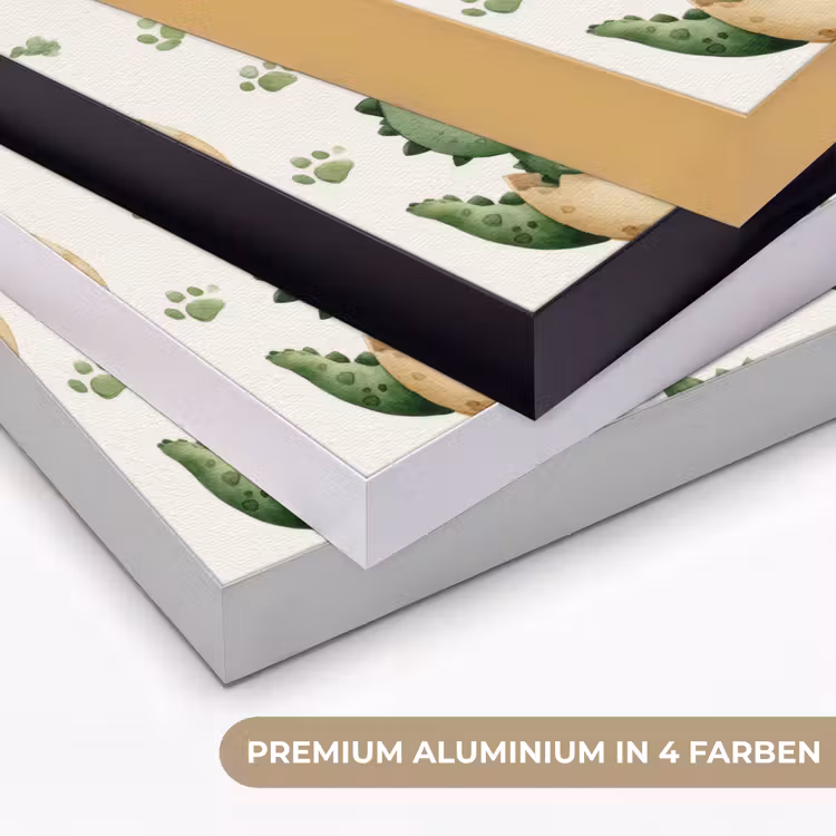 Dino - Eieren - Groen Textielframe zwart klein 947 -USP_kleurenDE