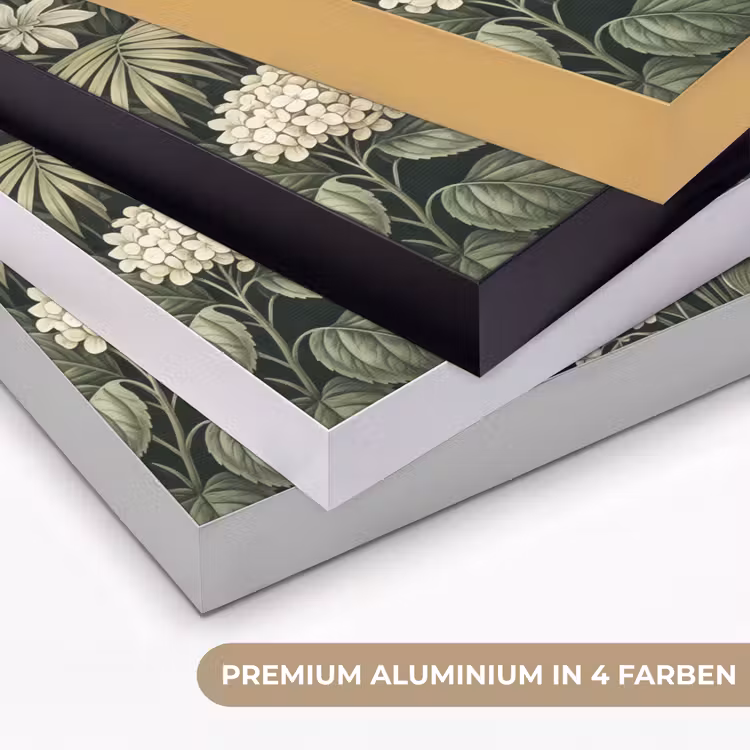 Jungle - Bladeren - Botanisch - Groen Textielframe zwart klein -USP_kleurenDE