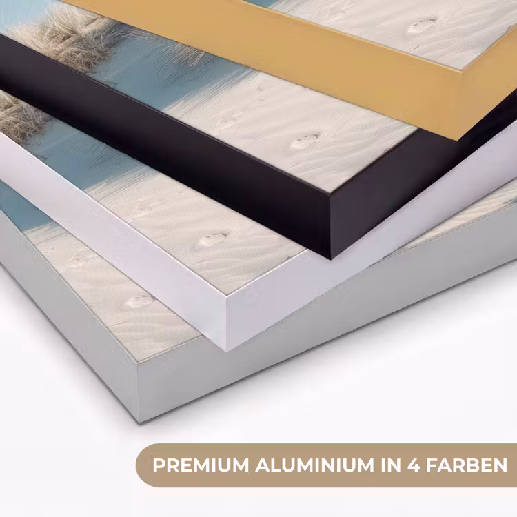 Duinen - Planten - Zomer - Natuur Textielframe zwart klein -USP_kleurenDE