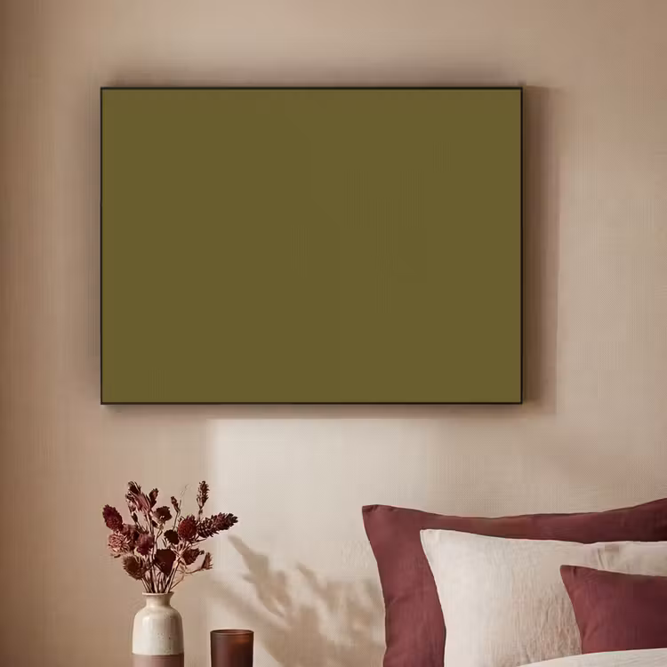 Dark - Olive - Groen Textielframe zwart klein 947 -sfeer1