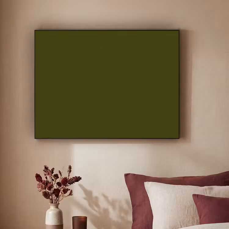 Dark - Olive - Groen Textielframe zwart klein 947 -sfeer1