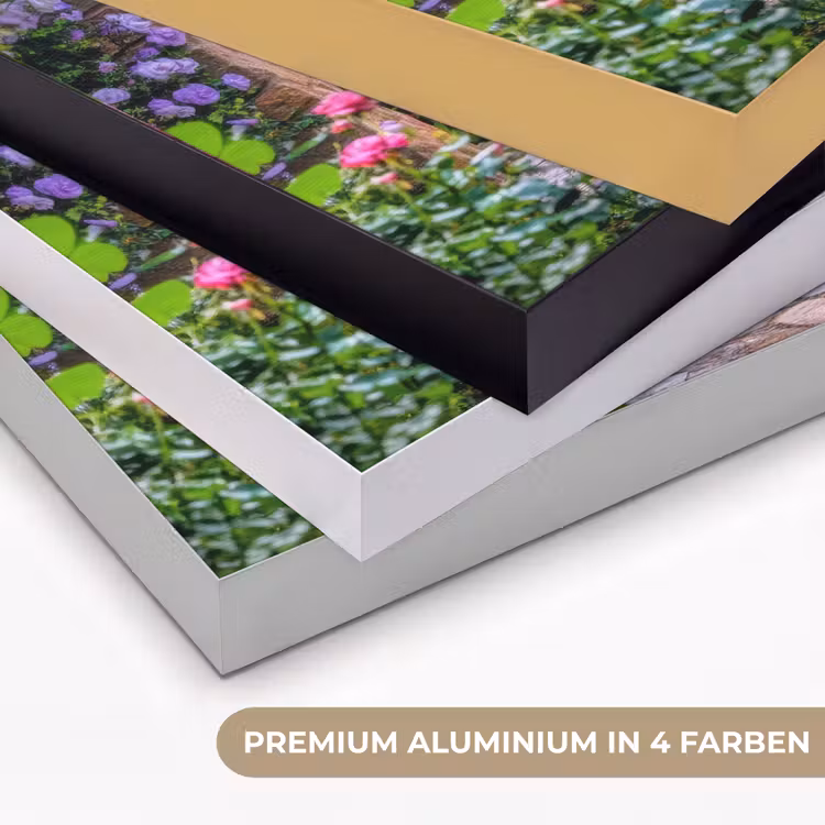 Doorkijk - Vuurtoren - Bloemen - Uitzicht Textielframe zwart klein -USP_kleurenDE