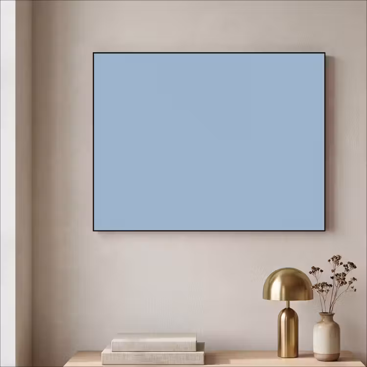 Dusty - Denim - Blauw Textielframe zwart klein 947 -sfeer2