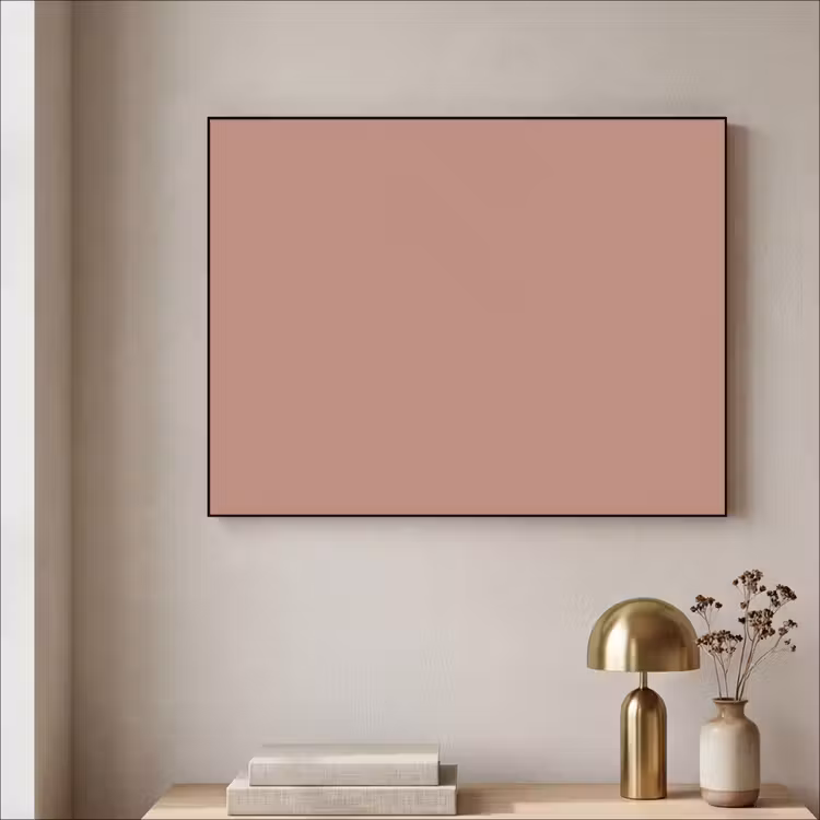 Earthy - Blusher - Roze Textielframe zwart klein 947 -sfeer2