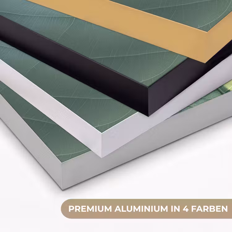 Hagedis - Blad - Nerven - Groen Textielframe zwart klein -USP_kleurenDE