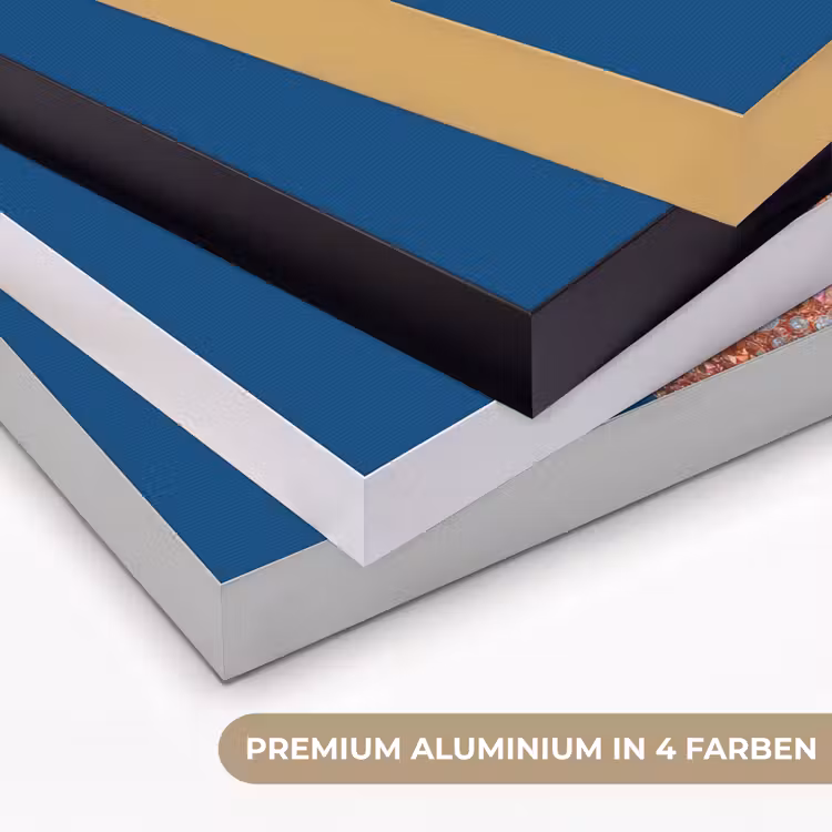 Ijsje - Hoorntje - Steentjes - Blauw Textielframe zwart klein -USP_kleurenDE