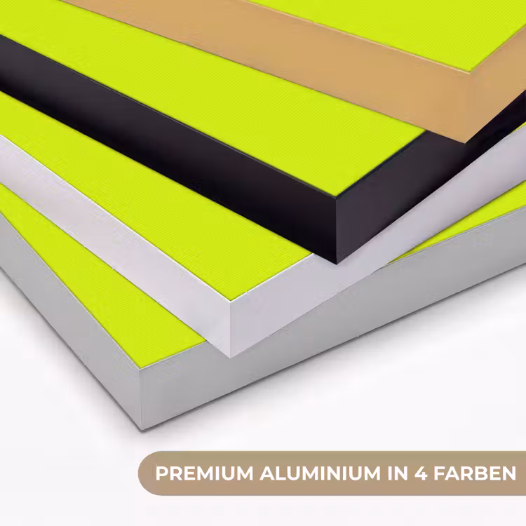 Electric - Lemon - Geel Textielframe zwart klein 947 -USP_kleurenDE