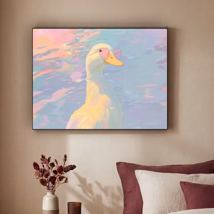 Eend - Zonnebril - Water Textielframe - compleet frame klein -sfeer1