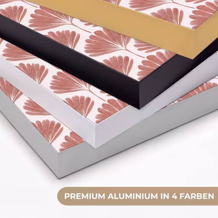 Waaier - Motief - Terra Textielframe zwart klein 947 -USP_kleurenDE