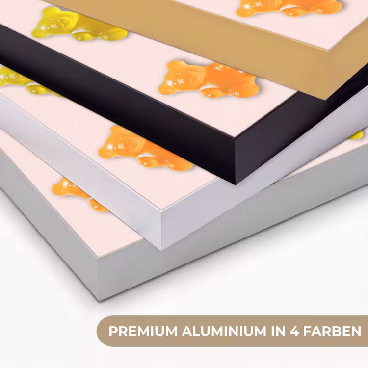 Kleur - Snoep - Roze Textielframe zwart klein -USP_kleurenDE