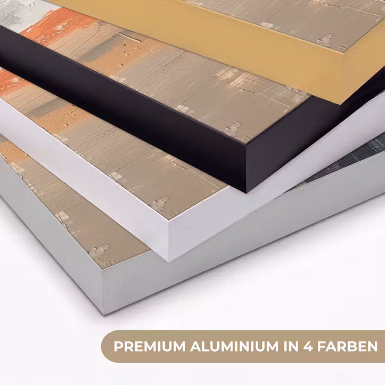 Verf - Patroon - Modern - Kunst Textielframe zwart klein -USP_kleurenDE