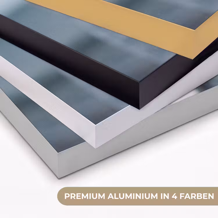 Art Frame - Fisch – Hände – Natur - Vis - Handen - Natuur Textielframe zwart klein