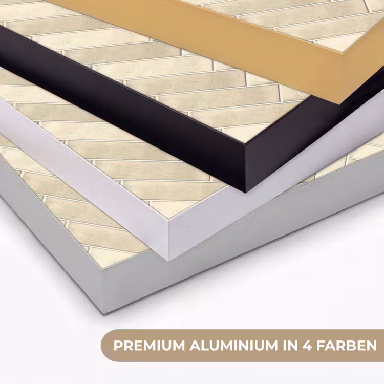 Visgraat - Wandtegel - Licht Beige Textielframe zwart klein 947 -USP_kleurenDE
