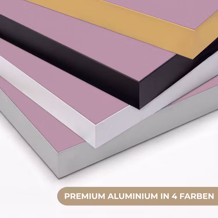 Lilac - Paars - Mauve Textielframe zwart klein 947 -USP_kleurenDE