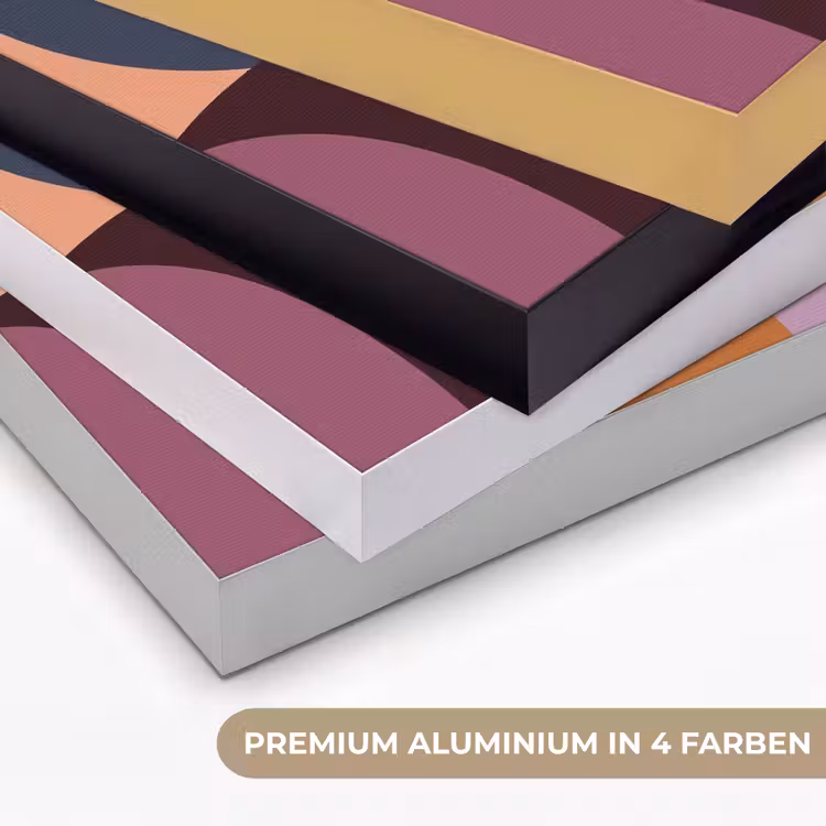 Vormen - Abstract - Kleuren - Vierkant Textielframe zwart klein -USP_kleurenDE