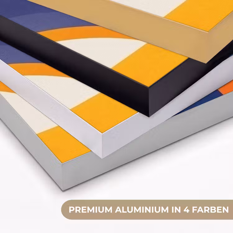 Vormen - Abstract - Grafisch - Oranje Textielframe zwart klein -USP_kleurenDE