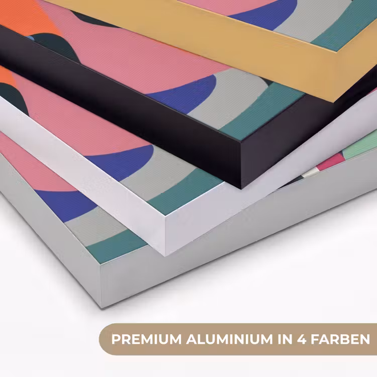 Vormen - Ritmisch - Kleuren - Abstract Textielframe zwart klein -USP_kleurenDE